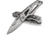 Kilimanjaro Gear Vertice Folding Knife,2.6in,Skeletonized Handle,Plain Blade KJ910062