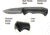 Kilimanjaro Gear Victus Folding Knife,3.5in, Black Handle, Black Plain Edge KJ910048