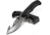 Kilimanjaro Gear Victus Folding Knife,3.5in w/ Gut Hook, Black Handle, Black Plain KJ910049