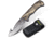 Kilimanjaro Gear Victus Folding Knife,3.5in w/ Gut Hook,Camp Handle, Black Plain KJ910088