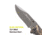 Kilimanjaro Gear Victus Folding Knife,3in,Camo Handle, Black Plain Edge KJ910089