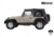 King 4WD Replacement Soft Top, Jeep Wrangler TJ 1997 - 2006, w/o Upper Doors, w/ Tinted Windows, Black Diamond, 14010235