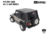 King 4WD Replacement Soft Top, Jeep Wrangler TJ 1997 - 2006, w/ Upper Doors, Tinted Windows, Black Diamond, 14010135