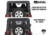 King 4WD Replacement Soft Top, Jeep Wrangler TJ 1997 - 2006, w/ Upper Doors, Tinted Windows, Black Diamond, 14010135