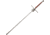 Kingston Arms Federschwert Fencing Sword, 38.25 spring steel blade, Brown cord wrapped handle, SM23330