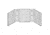 Kinro Composites Three-Piece Tub Surround For Use With Corner Caddy - 27in x 54in., White, W-CWS27-SPK