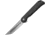 Kizer Cutlery Begleiter Framelock CF Folding Knife, 3.5 satin finish S35VN stainless blade, Marbled carbon fiber handle, 4458T3