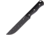 Kizer Cutlery Bush Fixed Blade Knife, Bush Fixed Blade, 9in Overall, 5in Black 1095Hc Steel Blade, Black G10 Handle, Black Kydex Belt Sheath, Black, 1034A1