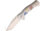 Kizer Cutlery Dorado Skully M390 Folding Knife,3in,Bohler M390 Steel,Clip Point,Stonewash,Brushed Titanium Handle KI3455A2