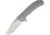 Kizer Cutlery Eliminator Framelock Folding Knife,3.25in,Stainless Steel,Standard Edge,Drop Point,Gray,Titanium Handle KI4483