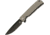 Kizer Cutlery Escort Framelock Folding Knife,3.5in,S35VN Steel,Standard Edge,Black,Gray,Titanium Handle KI4481