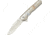 Kizer Cutlery Flashbang Skully Folding Knife,3.5in,Clip Point,Stonewash,Titanium Handle KI454A2