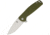 Kizer Cutlery Gemini Linerlock Green Folding Knife,3in,OD Green,G10 Handle KIV3471A2
