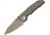 Kizer Cutlery GPB1 Framelock Folding Knife,3.75in,S35VN Steel,Standard Edge,Stonewash,Gray,Titanium Handle KI4473