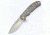 Kizer Cutlery Ki401B3 Folding Knife,4.09in,Purple Titanium,Stone Washed Drop Point KI401B3