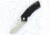 Kizer Cutlery Ki4411F Folding Knife,4.01in,Titanium Frame/Black G10,Satin Drop Point KI4411F2