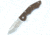 Kizer Cutlery Ki4418 Folding Knife,4.1in,Red/Black G10,Satin Drop Point KI4418