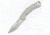 Kizer Cutlery Ki4443TI1 Folding Knife,Natural Titanium,Satin Drop Point KI4443TI1