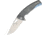 Kizer Cutlery Kyre Framelock Folding Knife,3.5in,S35VN Steel,Standard Edge,Satin,Gray,Titanium Handle KI4484A2