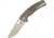 Kizer Cutlery Kyre Framelock Folding Knife,3.5in,S35VN Steel,Standard Edge,Satin,Titanium Handle KI4484A1