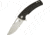Kizer Cutlery Kyre Linerlock Black Folding Knife,3.375in,Standard Edge,Satin,Black,G10 Handle KIV4484A1
