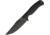 Kizer Cutlery Little River Bowie Knife, 8.75in Closed, 4.25in Black 1095Hc Steel Clip Point Blade, Black G10 Handle, Black Kydex Sheath, KI1029