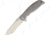 Kizer Cutlery Rattler Framelock Folding Knife,3.625in,S35VN Steel,Standard Edge,Satin,Gray,Titanium Handle KI4470