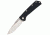 Kizer Cutlery Titanium Folding Knife,CPM-S35VN Blade,Black G-10 Handle KI4403