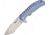 Kizer Cutlery Titanium Framelock Tanto Knife, Stone Wash KI401T