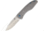 Kizer Cutlery Velox 2 Framelock Folding Knife,3.25in,Stainless Steel,Standard Edge,Drop Point,Gray,Titanium Handle KI4478