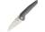 Kizer Cutlery VK1-FL Framelock Folding Knife, Gray titanium handle, KI4565A1