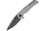 Kizer Cutlery Yamakasi Framelock Folding Knife,3.5in,S35VN Steel,Standard Edge,Black,Gray,Titanium Handle KI4489