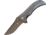 Kizer Cutlery Zambi Framelock Folding Knife,3.75in,Blue,Titanium Handle KI4434A2