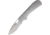 Kizer Cutlery Zipslip Folding Knife, 2.88in Satin S35Vn SS Drop Point, Sculpted Titanium Handle, Thumb Pull, Pocket Clip, Camo Nylon Case, KI3507