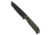 Kizer Kizer Cutlery Begleiter Fixed Blade Knife Green G-10 3.7" Black, Green, AEB-L, adult, BHQ-219909