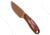Kizer Kizer Hare Fixed Blade Knife Santas Sleigh Ride G-10 3.1" Sunset Metal PVD, Red, D2, adult, BHQ-224714