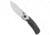 Kizer Kizer Pioneer Liner Lock Knife Aluminum/Black Micarta 3.2" Satin ZX-FK03A6, Black/Gray, Nitro-V, adult, BHQ-216214