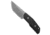 Kizer Kizer Quartz Fixed Blade Knife Black G-10 3.10" Stonewash, Black, AEB-L, adult, BHQ-220796