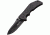 Kizlyar Bloke X Folding Knife,3.875in,D2 Steel Standard Edge Wide Blade,Textured Black G-10 Handle KK0151