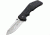 Kizlyar Bloke X Folding Knife,3.875in,Satin D2 Steel Standard Edge Wide Blade,Textured Black G-10 Handle KK0150