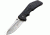 Kizlyar Bloke X Folding Knife,3.875in,Satin Stainless Standard Edge Wide Blade,Textured Black G-10 Handle KK0148