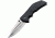 Kizlyar Bloke Z Folding Knife,3.875in,Satin D2 Standard Edge Wide Blade,Textured Black G-10 Handle KK0158