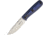 Kizlyar Colada Fixed Blade Blue Fixed Blade Knife, 4in, S35VN Steel, Standard Edge, Satin, Micarta Handle KK0114