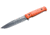 Kizlyar Delta Knive Aus8 Steel 6in Blade, Black Titanium, Kraton/Abs -Orange Handle, KK0210