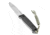 Kizlyar Delta Tactical Echelon Fixed Blade Knife,6in,Satin D2 Steel Broad Tip Blade,Black Kraton Handle KK0209