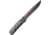Kizlyar Enzo Fixed Blade Knife,5.25in,Black Titanium D2 Steel Blade,Ergonomic 3D Black/Gray Micarta Handle KK0070
