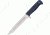 Kizlyar Intruder Fixed Blade, Black and Blue, Knife KK0084
