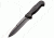Kizlyar Legion Fixed Blade, black TiNi finish D2 tool steel blade, Knife KK0023