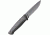 Kizlyar Santi Fixed Blade Knife,3.5in,D2 Steel Drop Point Blade,Ergonomic Black/Gray Micarta Handle KK0048