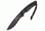 Kizlyar Savage Fixed Blade Knife,5.25in,Black Titanium Stainless Kukri Style Blade,3-D Textured Black G-10 Handle KK0030